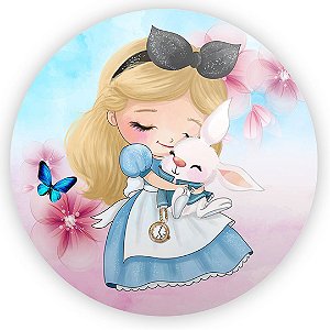 Painel de Mesa - Alice Pais das Maravilhas - Sublimado 3D