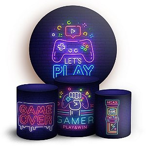 KIT Redondo e Trio - Gamer - Sublimado 3D