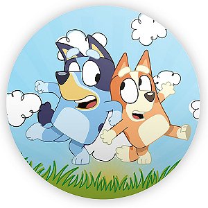 Painel Redondo - Bluey - Sublimado 3D