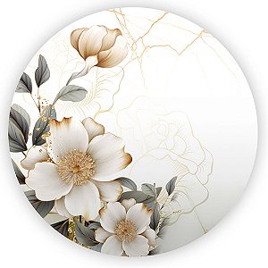 Painel de Mesa - Floral - Sublimado 3D