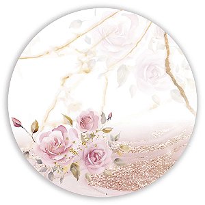 Painel de Mesa - Floral - Sublimado 3D