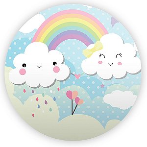 Painel de Mesa - Chuva de Amor - Sublimado 3D