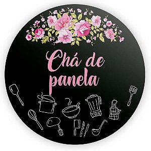 Painel de Mesa - Cha de Panela - Sublimado 3D