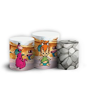 Trio Cilindro - Pedrita - Sublimado 3D + Elástico