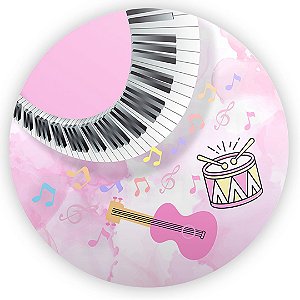 Painel de Mesa - Nota Musical - Sublimado 3D
