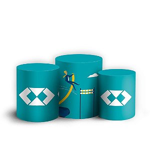 Trio Cilindro - Administração - Sublimado 3D + Elástico