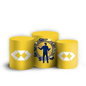 Trio Cilindro - Administração - Sublimado 3D + Elástico