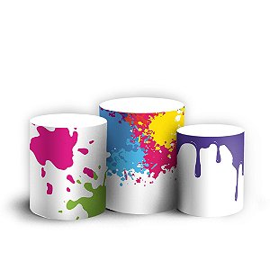 Trio Cilindro - Slime - Sublimado 3D + Elástico