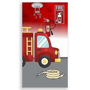 Faixa Lateral - Bombeiro Baby - Sublimado 3D