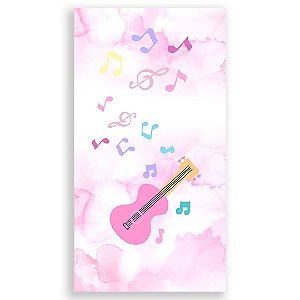 Faixa Lateral - Nota Musical - Sublimado 3D