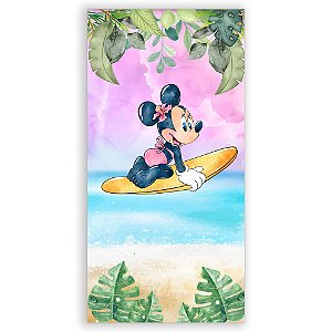 Faixa Lateral - Minnie Pool Party - Sublimado 3D