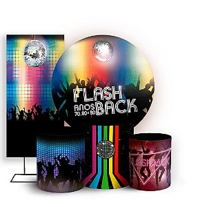 KIT Redondo Trio e Faixa - Flashback - Sublimado 3D