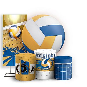 KIT Redondo Trio e Faixa - Voleibol - Sublimado 3D