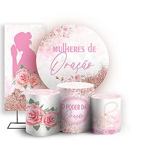 KIT Redondo Trio e Faixa - Religioso - Sublimado 3D