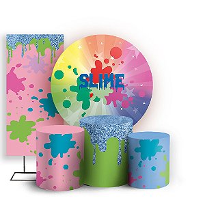 KIT Redondo Trio e Faixa - Slime - Sublimado 3D