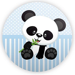 Painel de Mesa - Panda Azul - Sublimado 3D