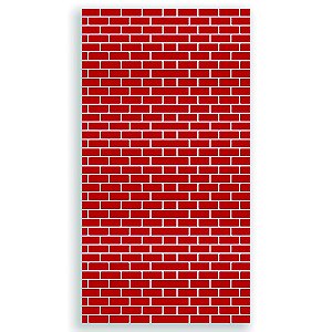 Faixa Lateral - Tijolos - Sublimado 3D