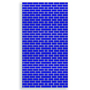 Faixa Lateral - Tijolos - Sublimado 3D