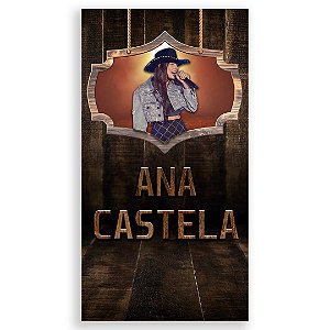 Faixa Lateral - Ana Castela - Sublimado 3D