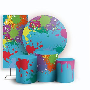 KIT Redondo Trio e Faixa - Slime - Sublimado 3D