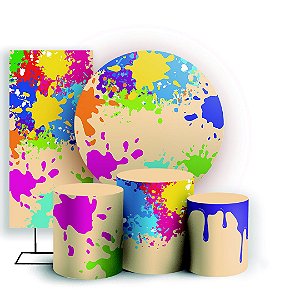 KIT Redondo Trio e Faixa - Slime - Sublimado 3D