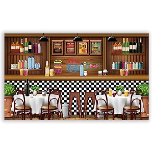 Painel Retangular - Boteco - Sublimado 3D
