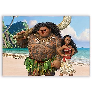 Painel Retangular - Moana - Sublimado 3D