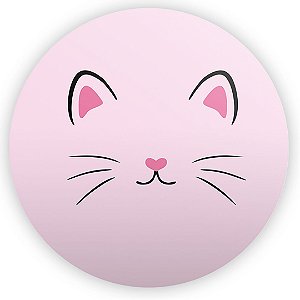 Painel de Mesa - Gato Rosa - Sublimado 3D