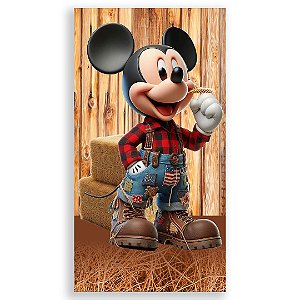 Faixa Lateral - Mickey Fazendinha - Sublimado 3D