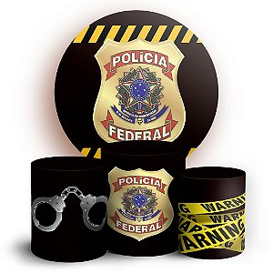 KIT Redondo e Trio - Policia Federal - Sublimado 3D