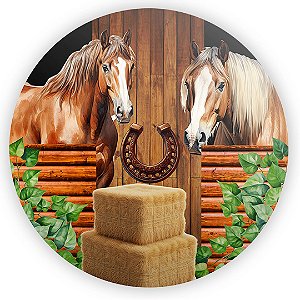 Painel Redondo - Cavalo - Sublimado 3D