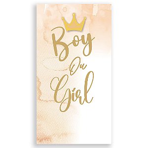 Faixa Lateral - Cha Revelacao - Sublimado 3D