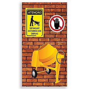 Faixa Lateral - Construcao - Sublimado 3D