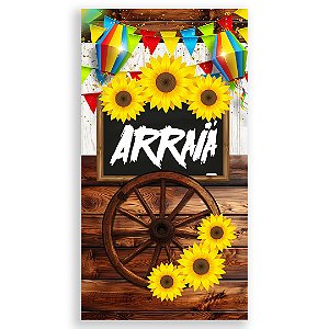 Faixa Lateral - Festa Junina - Sublimado 3D