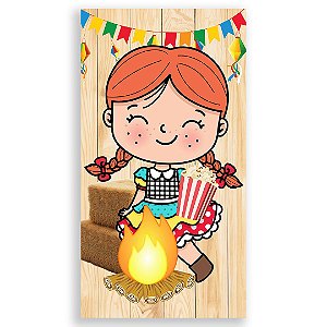 Faixa Lateral - Festa Junina - Sublimado 3D