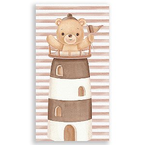 Faixa Lateral - Ursinho Marrom - Sublimado 3D
