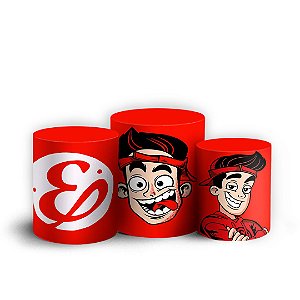 Trio Cilindro - Enaldinho - Sublimado 3D + Elástico