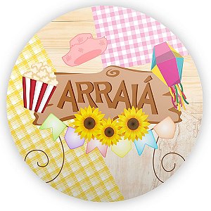 Painel de Mesa - Festa Junina - Sublimado 3D
