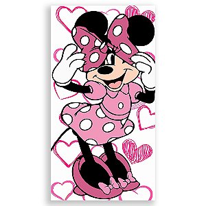 Faixa Lateral - Minnie Rosa - Sublimado 3D