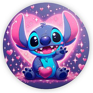 Painel de Mesa - Lilo e Stitch - Sublimado 3D