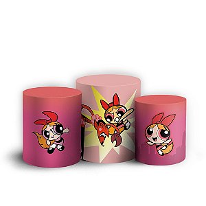 Trio Cilindro - Florzinha As Meninas Super Poderosas - Sublimado 3D + Elástico