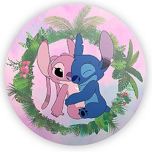Painel de Mesa - Lilo e Stitch - Sublimado 3D