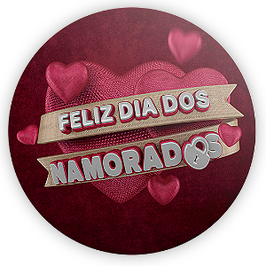 Painel de Mesa - Dia Dos Namorados - Sublimado 3D