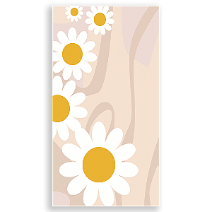 Faixa Lateral - Flor Margarida - Sublimado 3D