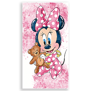 Faixa Lateral - Minnie Rosa - Sublimado 3D