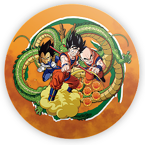 Painel de Mesa - Dragon Ball - Sublimado 3D