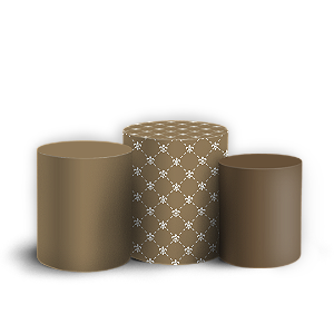 Trio Cilindro - Dia dos Pais  - Sublimado 3D + Elástico