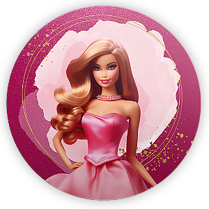 Painel de Mesa - Barbie - Sublimado 3D