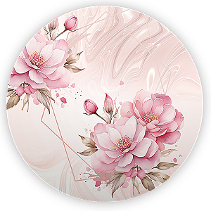 Painel de Mesa - Floral - Sublimado 3D