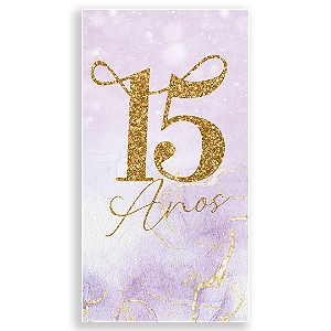 Faixa Lateral - 15 Anos - Sublimado 3D